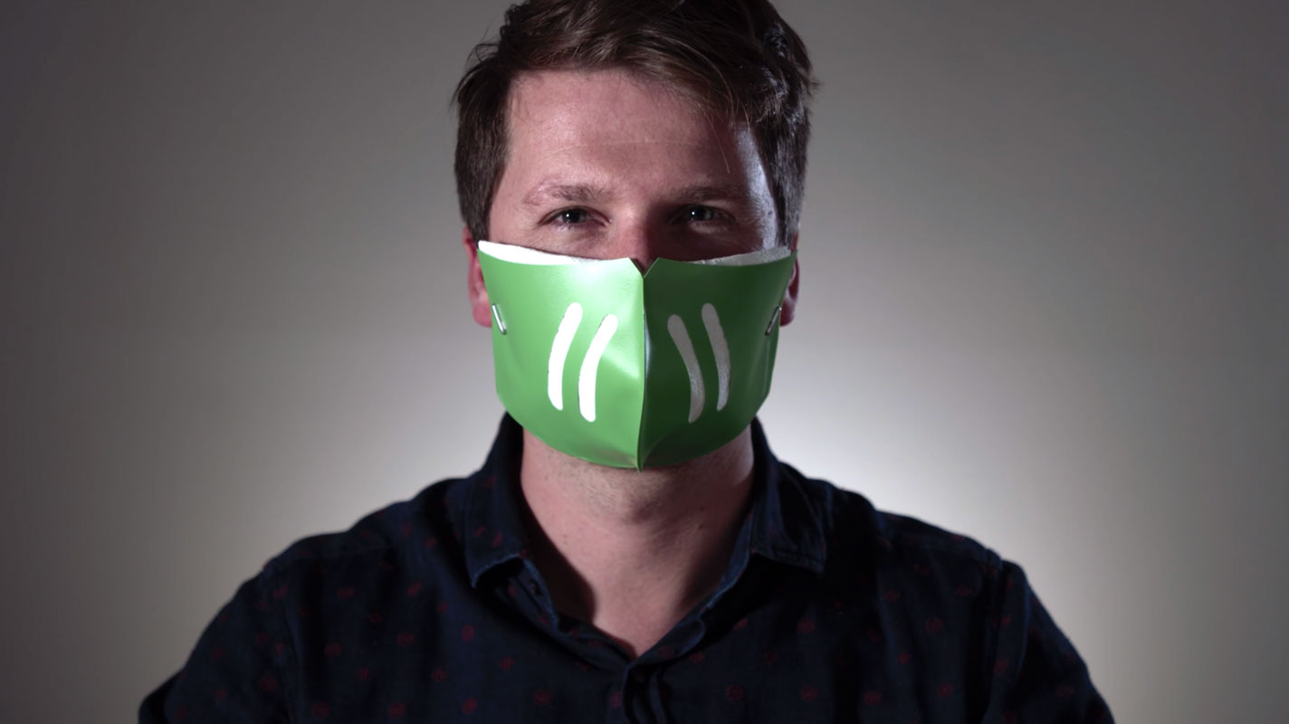 Reusable face mask video